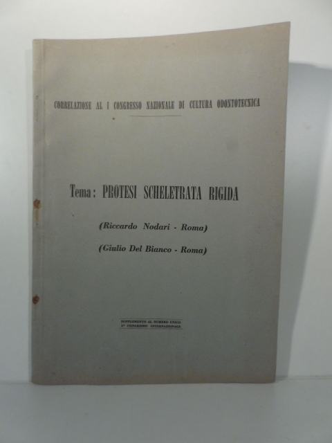 Protesi scheletrica rigida